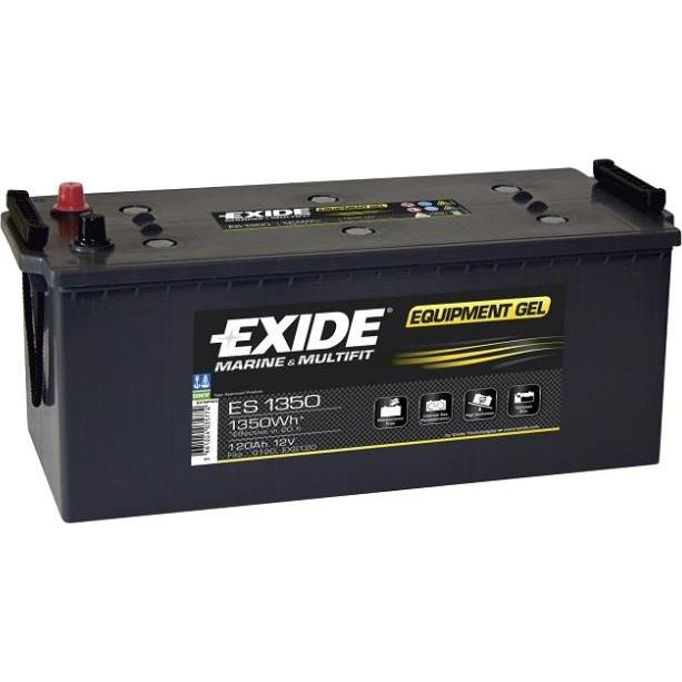 Exide, Versorgungsbatterie, Equipment Gel ES 1350 (G120) Blei Akku 12V, 120000mAh (12 V, 120 Ah)