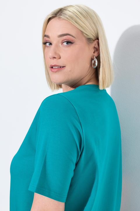 Produktbild Ulla Popken T-Shirt, A-Linie, Carré-Ausschnitt, Halbarm (42, 44)