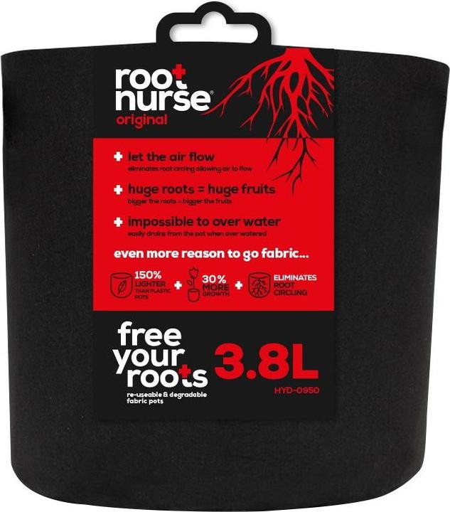 Actual product image Root Nurse Black pot