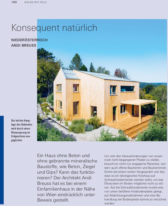 Nährwerte und Zutaten Unser Holzhaus planen und bauen (Deutsch, Gerrit Horn, Dr. Martin Teibinger, 2024)