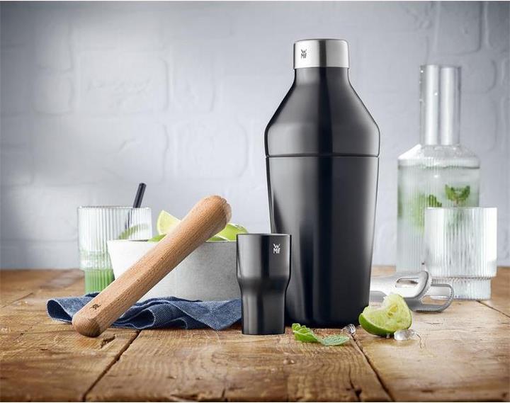 Productafbeelding WMF Roestvrij staal Cocktail Shaker Bar Set Handshaker + Accessoires 4st Baric (Cocktailset)