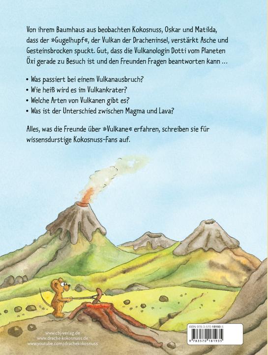 Produktbild Alles klar! Der kleine Drache Kokosnuss erforscht die Vulkane (Deutsch, Ingo Siegner, 2024)