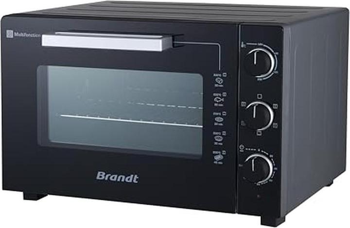 Brandt Mini-four multifonction, convection, 5 modes cuisson, antiádhésif, éclairage intérieur