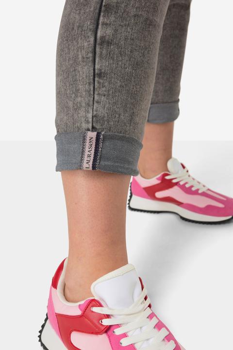 Produktbild Laurasøn 7/8-Slim-Jeans, 5-Pocket, Saum-Umschlag (42)