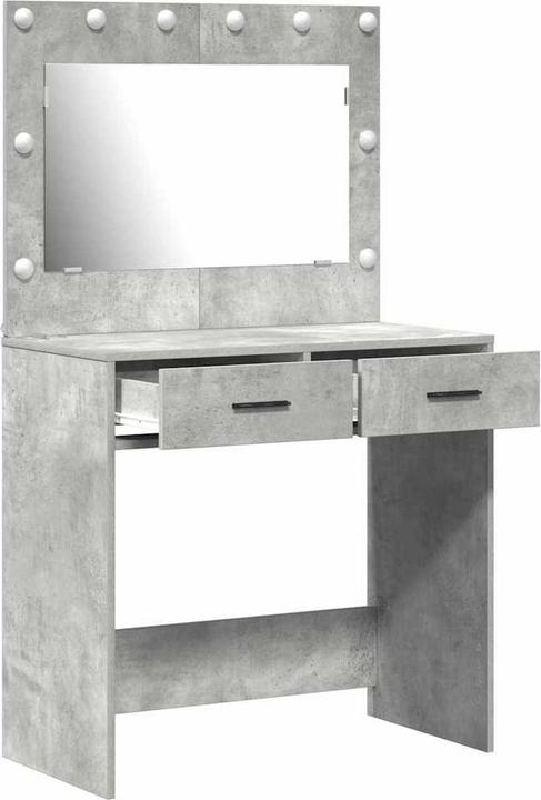 Produktbild vidaXL Beton-Graue Vanity (41 x 41 x 135 cm)