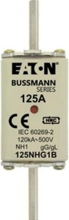 Actual product image Eaton Wkladka bezpiecznikowa NH1 500V 125A (125NHG1B) (125 A)