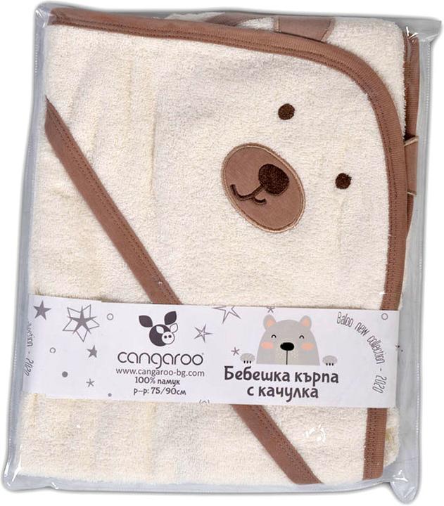 Productafbeelding Cangaroo Baby Badlaken Baloo Kap (90 x 70 cm)