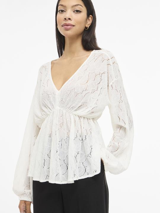 Immagine prodotto Vila VISEBA V-Ausschnitt Oberteil mit langen Ärmeln (34)