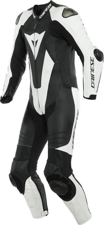 Produktbild Dainese LAGUNA SECA 5 1-Teiler Lederkombi perforiert schwarz-weiss 58 (Herren, 58)
