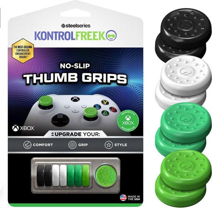 SteelSeries No-Slip Thumbgrip 8-pack - XBX (Xbox 360, Xbox One S, Xbox Series S, Xbox Series X)