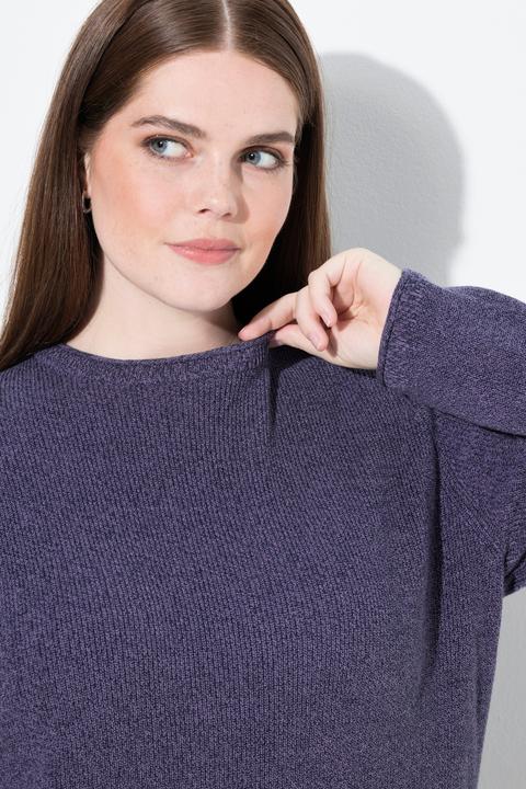 Produktbild Ulla Popken Pullover, Rippstick, Langarm (42, 44)