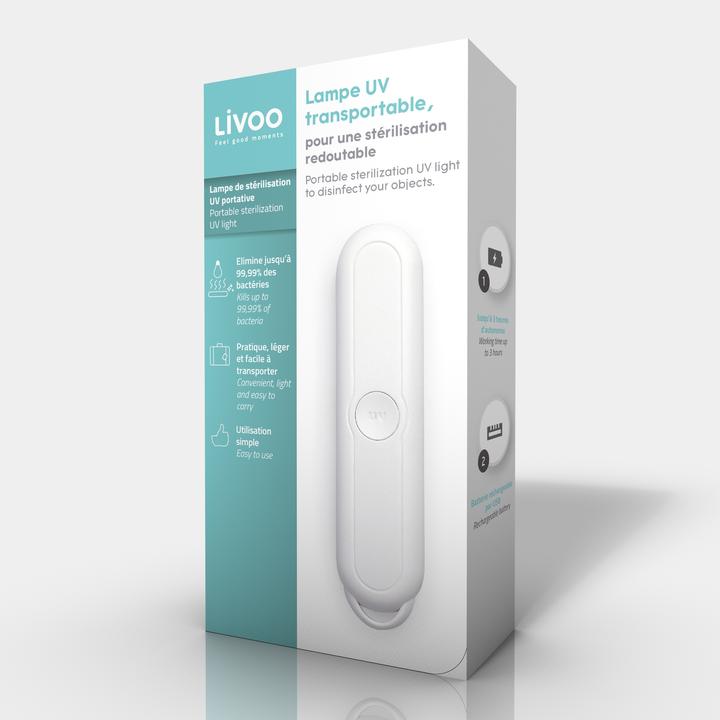 Actual product image Livoo Portable sterilization UV light