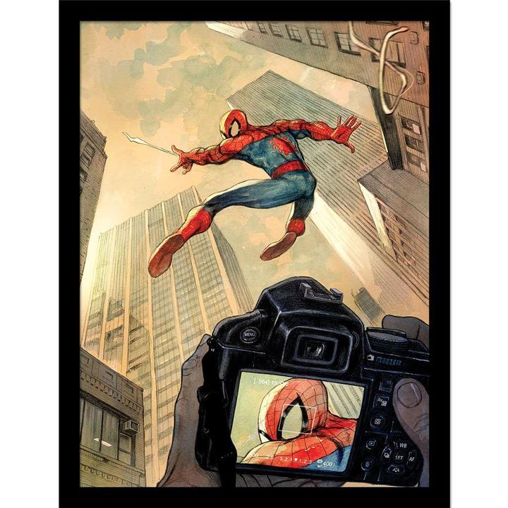 Actual product image Spiderman Daily Bugle Framed Poster (40 x 30 cm)