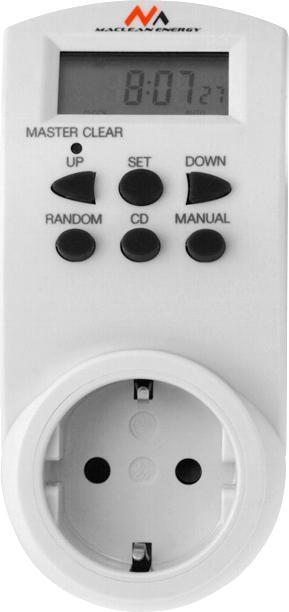 Produktbild Maclean Digitaler Timer MCE05G - Timer Timer - digitaler Programmierer, deutsche Steckdose