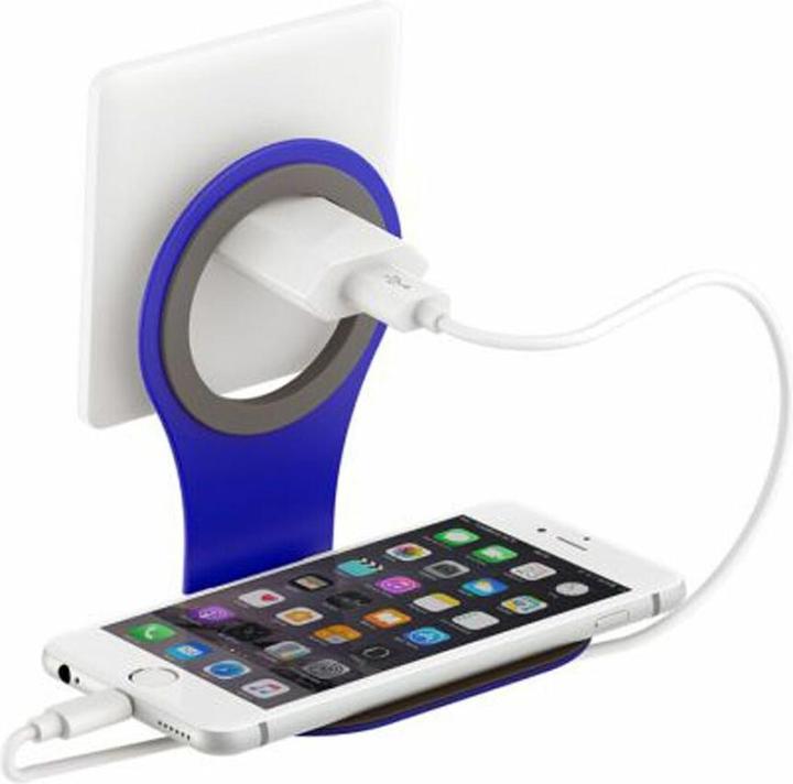 Xlayer Socket holder, blue, rubberized surface