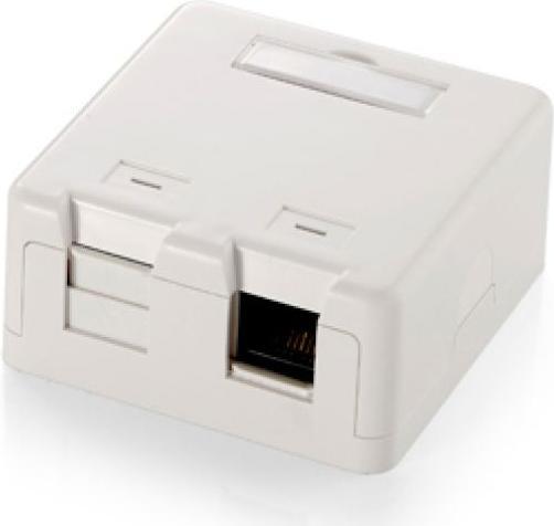Produktbild equip Aufputzgehäuse für Keystone Jack (2-Ports) weiss