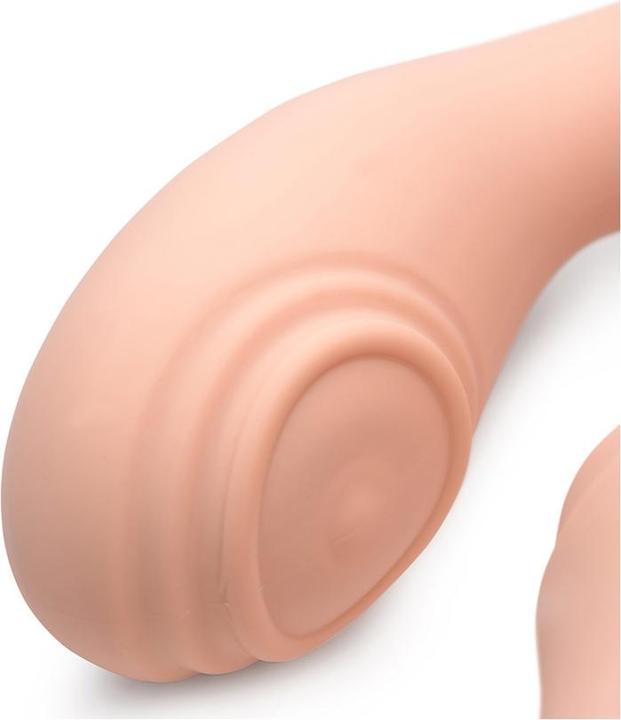 Actual product image XR Brands UPulse Vibrating Silicone Strapless Strapon