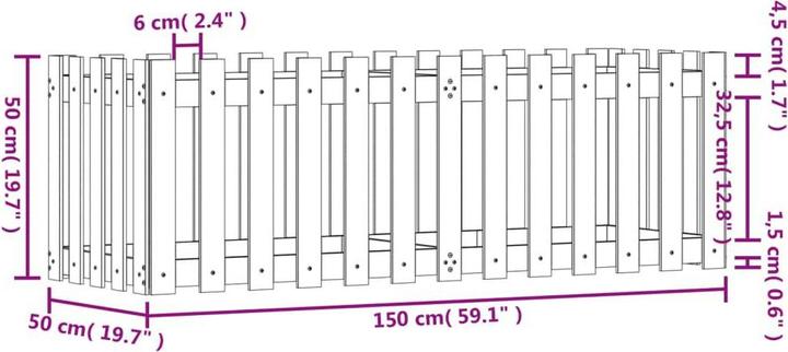 Produktbild vidaXL Hochbeet