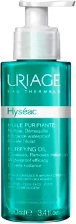 Actual product image Uriage Hyséac Purifying Oil for Combination to Acne-Prone Skin 100ml (Cleansing oil, 100 ml)