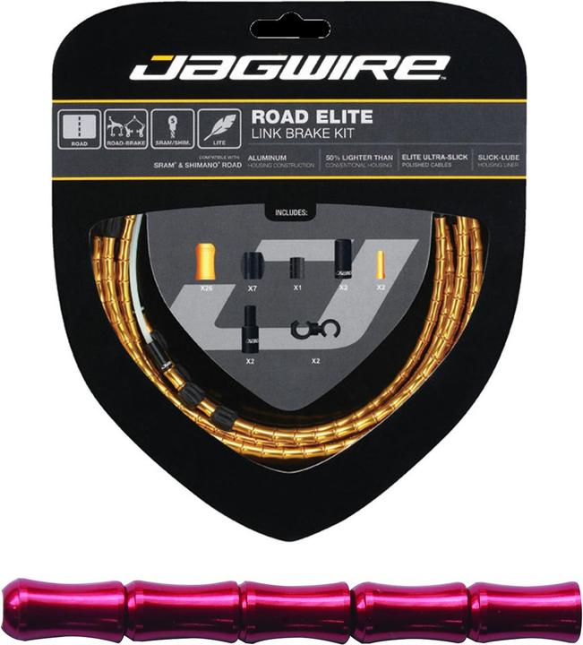 Actual product image Jagwire Road Elite Link brake cable set (Rear brake, Brake kit)