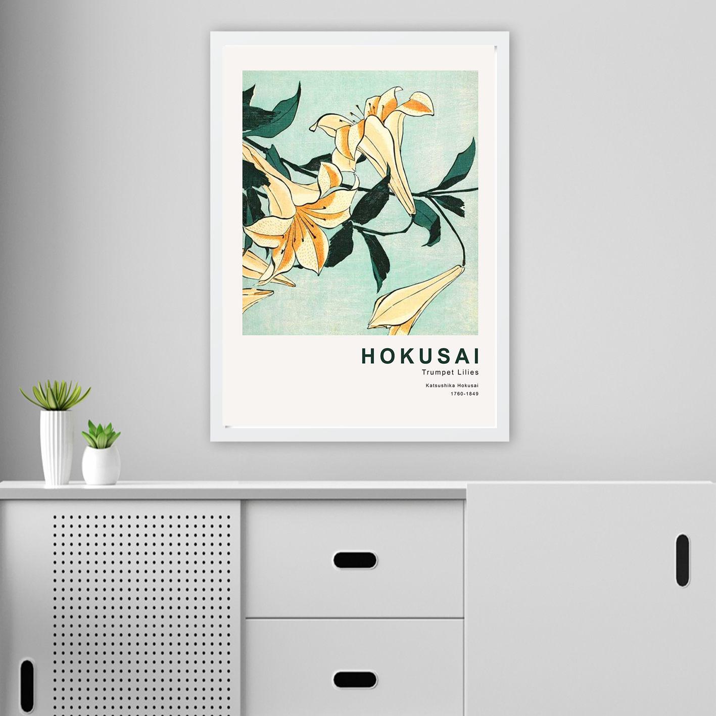 Thumbnail - Wallxpert, Bilder, Katsushika Hokusai Framed Painting (55 x 75 cm)