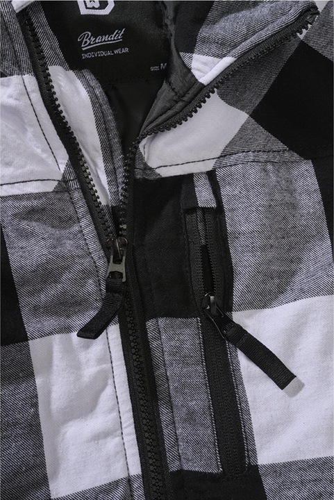 Actual product image Brandit Lumber waistcoat size XL colour white/black (XL)