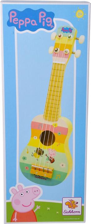 Produktbild Eichhorn Peppa Pig Holz Ukulele 43cm (Deutsch)