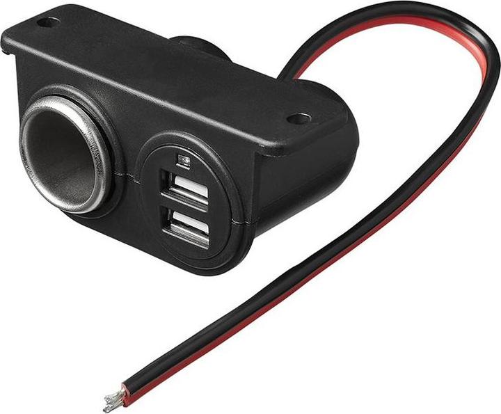 Produktbild ProPlus Aufbau-Zigarettenanzündersteckdose + 2xUSB im Blister