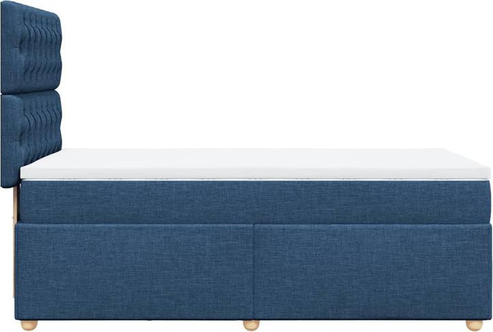 Actual product image VidaXL Bo x spring bed with mattress 90 x 200 cm fabric (90 x 200 cm, 90 x 200 cm)