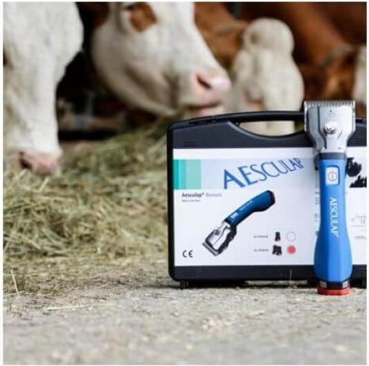 Actual product image Kerbl Cordless clipper Bonum cattle, 1 battery, blue (Vault)