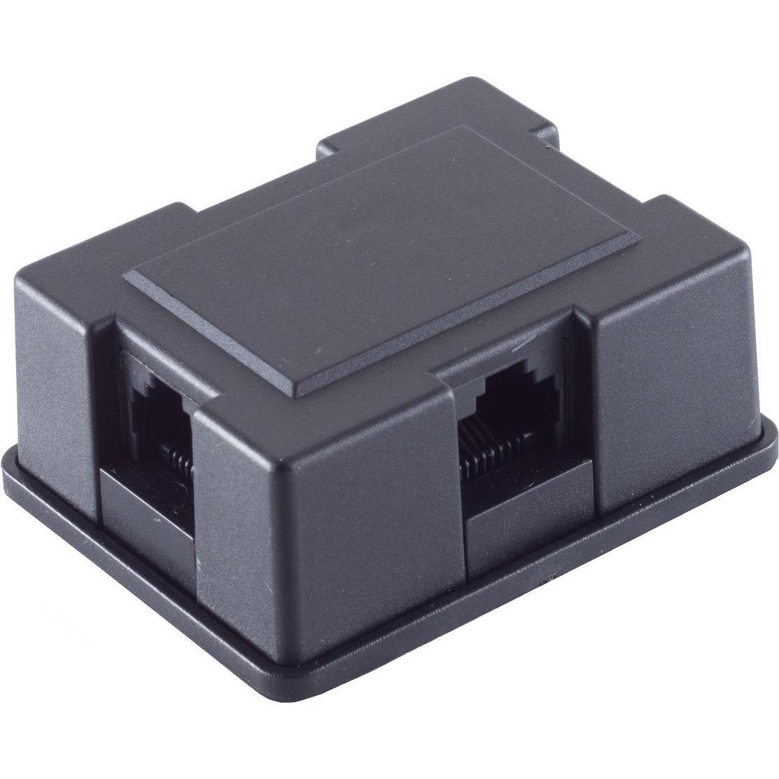 Shiverpeaks S/CONN maximum connectivity Adapter Modular Verbinder-ISDN-VerteilerBOX 3-fach, incl. Modularansc..., Telefo...