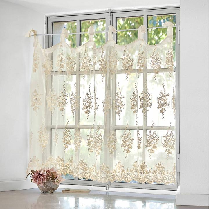 Produktbild Loberon Scheibengardine Velarion creme (85 x 140 cm)