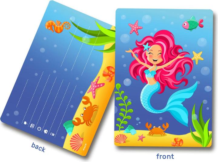Image du produit Folat Invitations sirène (8 pcs)