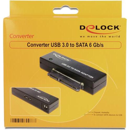 Thumbnail - Delock 62486 Konverter USB 3.0 zu SATA, SSD + Festplatte Zubehör