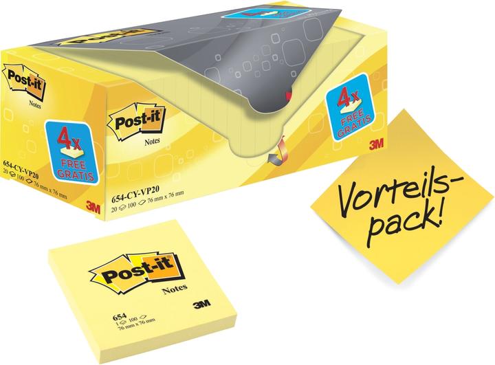 Produktbild Post-it Haftnotizblock