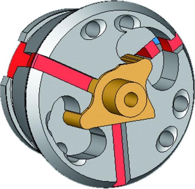 Actual product image Hainbuch Clamping head with transverse and longitudinal grooves SK 65 (15 mm)