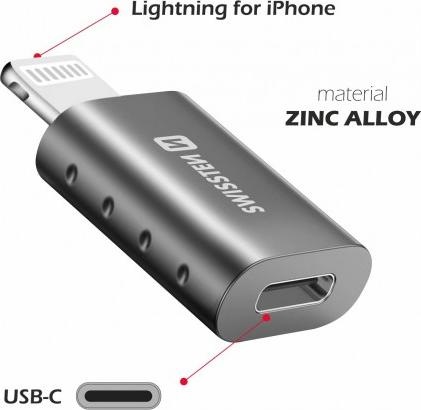 Immagine prodotto Swissten Adattatore Lightning(M)/USB-C(F) (USB tipo C, Lightning)