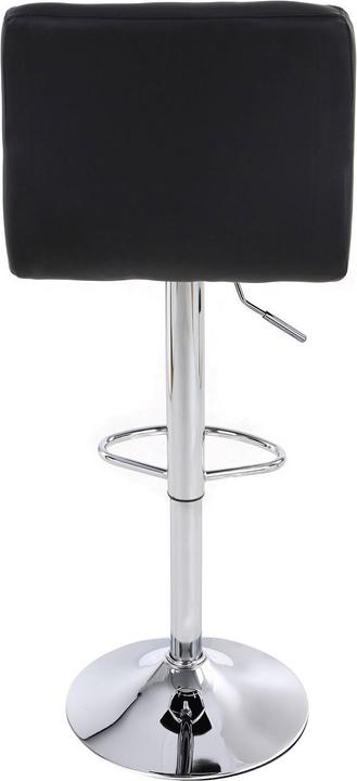 Image du produit Songmics Tabouret de bar réglable en hauteur, similicuir, noir, lot de 2
