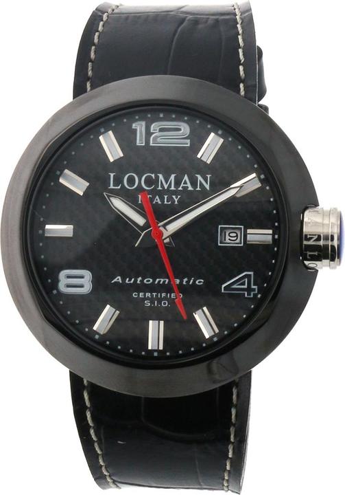 Produktbild Locman Italy Herrenuhr Change Automatik schwarz PVD Ref. 0425 (Analoguhr, 46 mm)