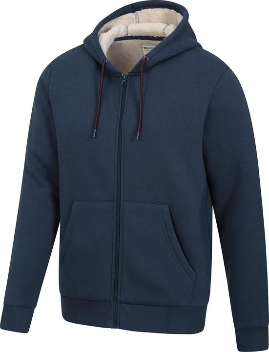 Produktbild Mountain Warehouse Dalton Hoodie mit durchgehendem Reissverschluss mit Borg gefüttert (S)