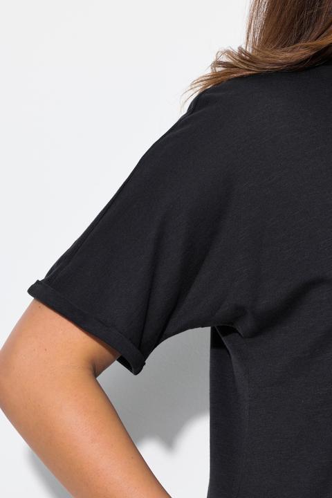 Actual product image Ulla Popken Motivational Lettering Short Sleeve Graphic Tee (56)