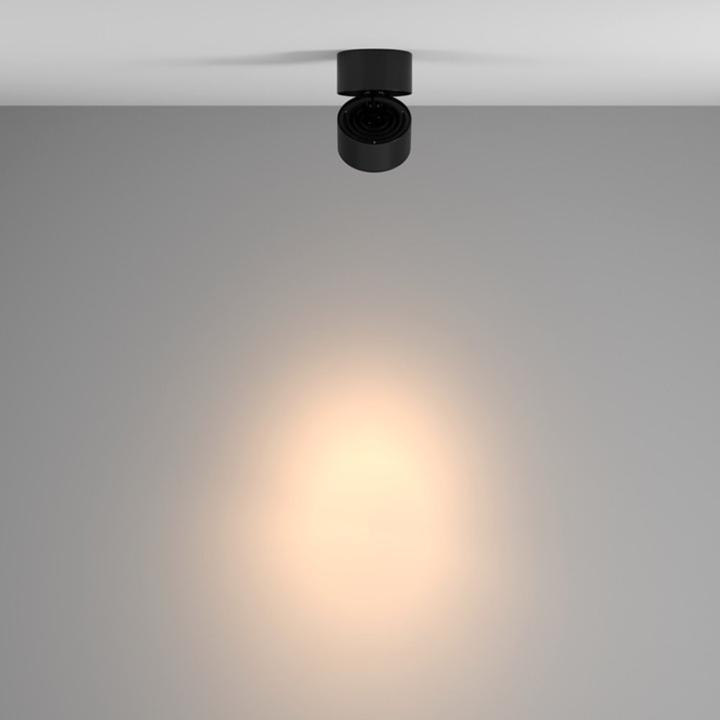 Immagine prodotto Maytoni Yin LED plafoniera, lampada da soffitto 15W dimmerabile nera 3000K 90Ra bianco caldo (700 lm)
