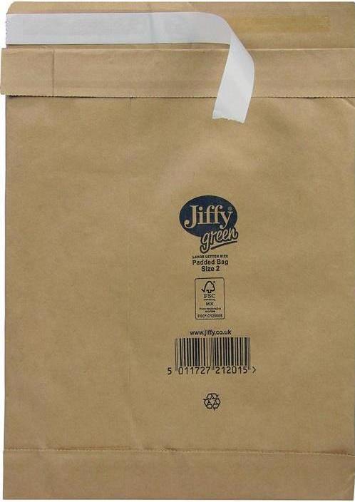 Produktbild Transpak Polsterversandtasche Innenmass 245x381mm Aussenmass 260x381mm Papier LxBmm (100 Stk.)