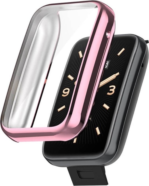 Actual product image Cover-Discount Xiaomi Mi Band 7 Pro - Rubber Protection Case pink
