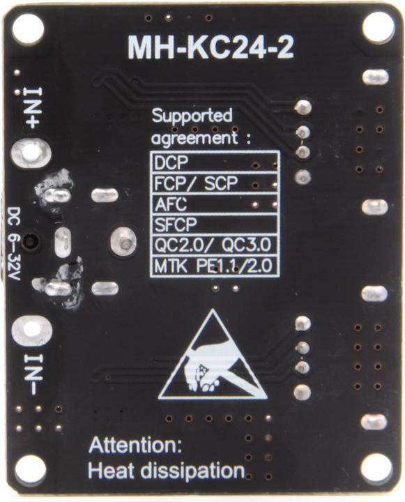 Produktbild Purecrea USB 2x QC3.0 Step-Down DC-DC Quick Charge Platine 6-32V DC
