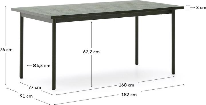 Produktbild Kave Home Maurina (91 x 182 x 76 cm)