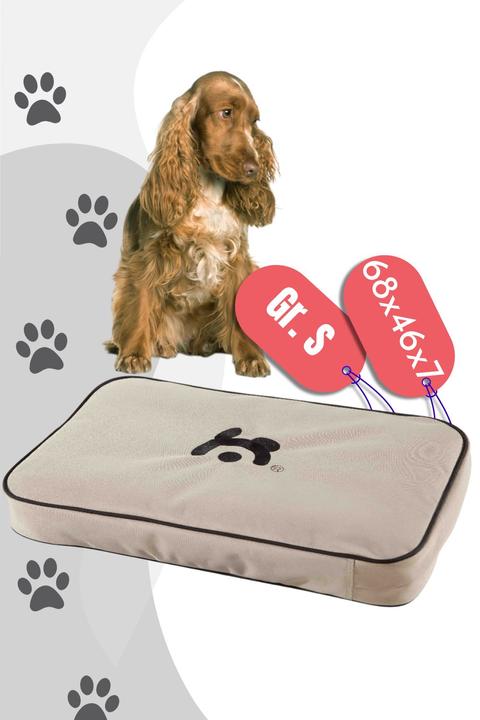 Actual product image Maelson Dog cushion Lounge Mat for Soft Kennel 72 beige (LM 8007) (Dog)