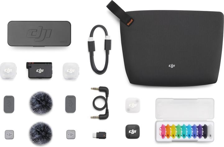 Actual product image DJI Mic Mini 2 (2 TX + 1 RX + Charging Case)