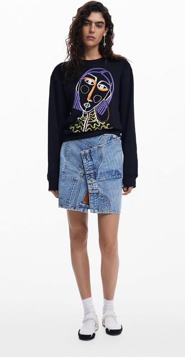 Produktbild Desigual Sweat Face 2017 Carbon XL, Zwart, XL (XL)