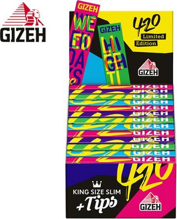 Label énergétique Gizeh Black King Size Slim + Tips